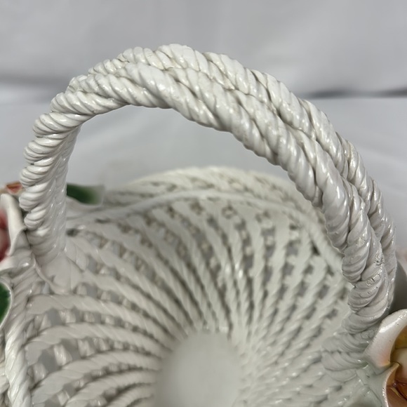 Lanzarin Ceramic Capodimonte Roses Made in Italy - Picture 11 of 16